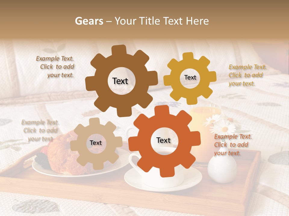 Hotel Furnishings Serve PowerPoint Template