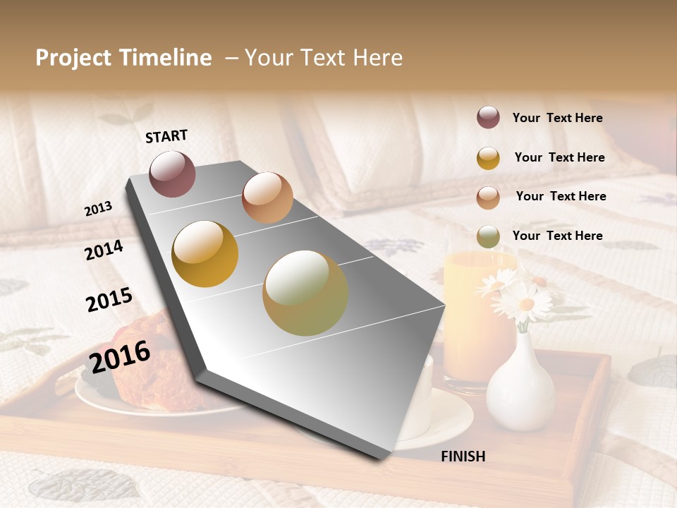 Hotel Furnishings Serve PowerPoint Template