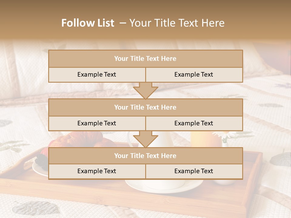 Hotel Furnishings Serve PowerPoint Template