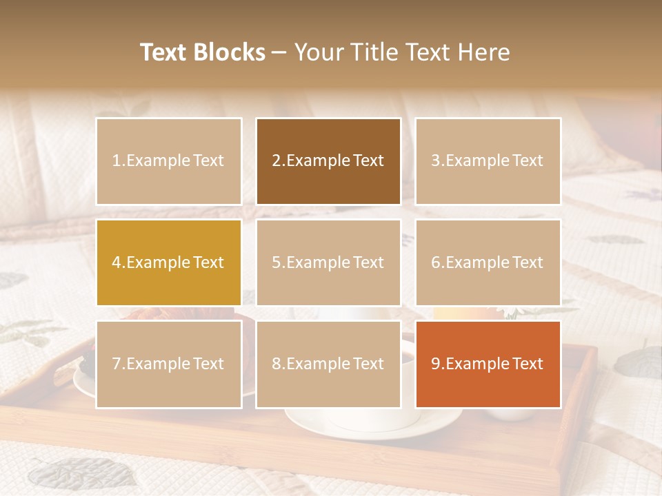 Hotel Furnishings Serve PowerPoint Template