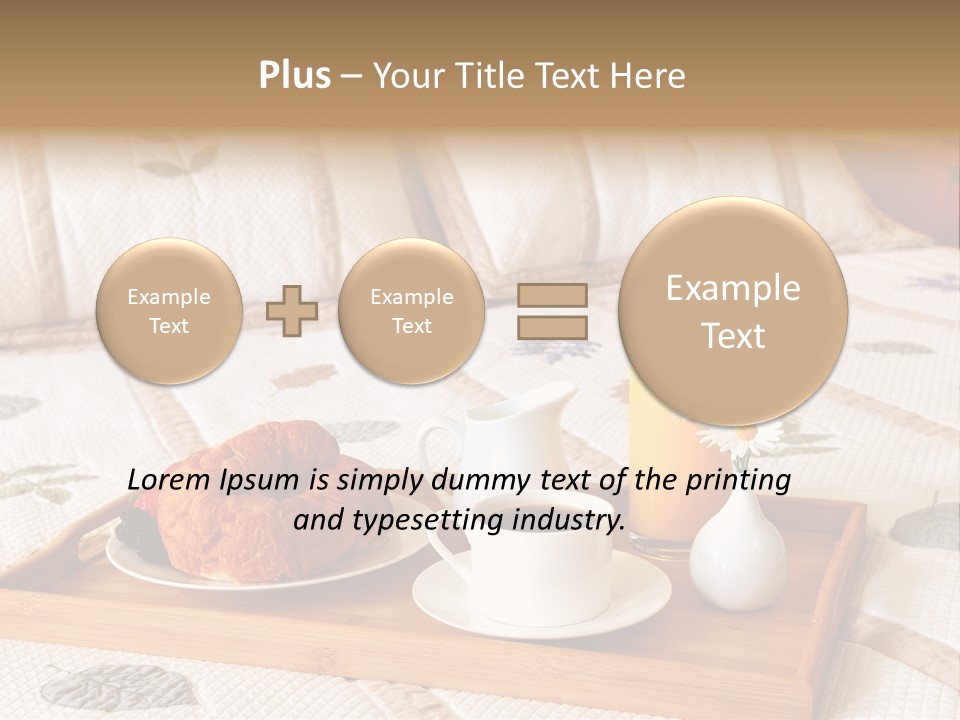 Hotel Furnishings Serve PowerPoint Template
