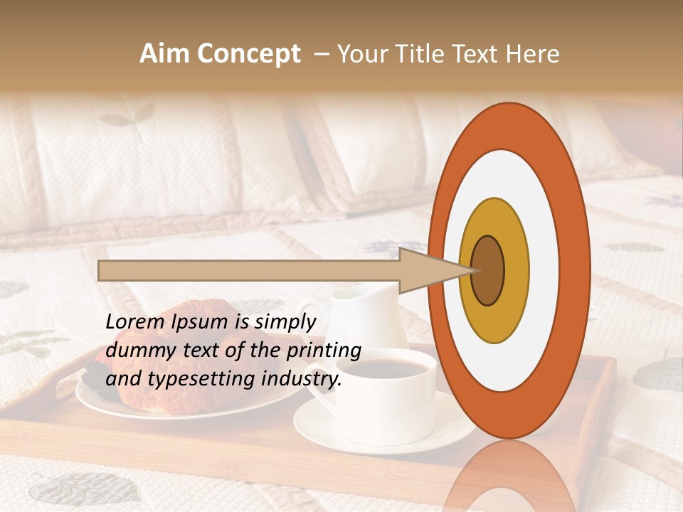 Hotel Furnishings Serve PowerPoint Template