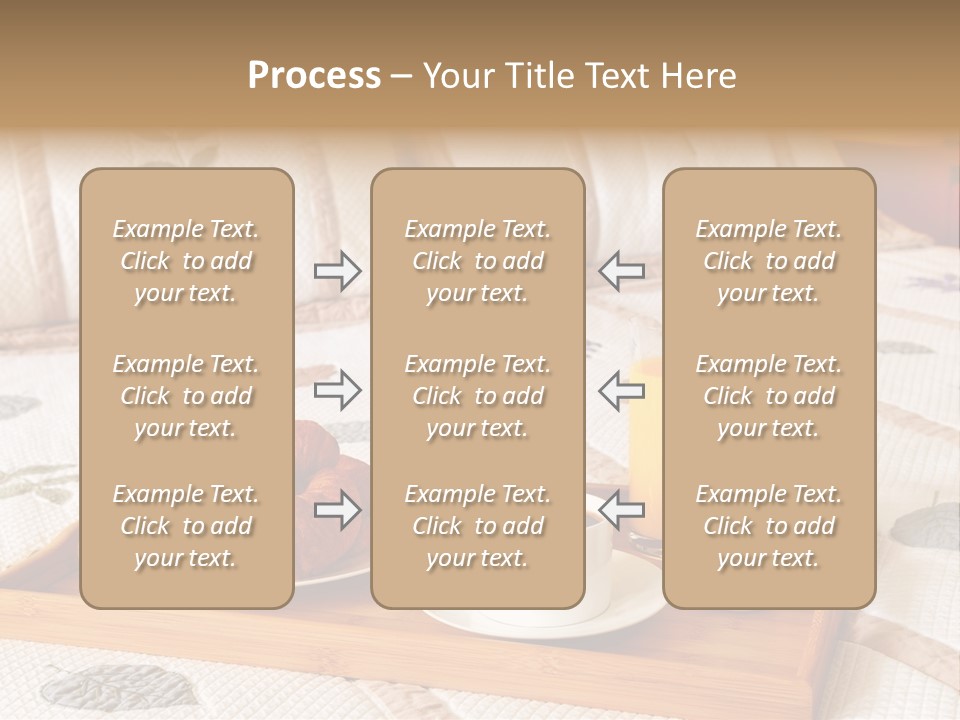 Hotel Furnishings Serve PowerPoint Template