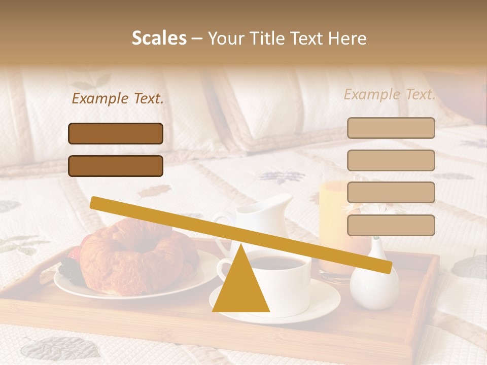 Hotel Furnishings Serve PowerPoint Template