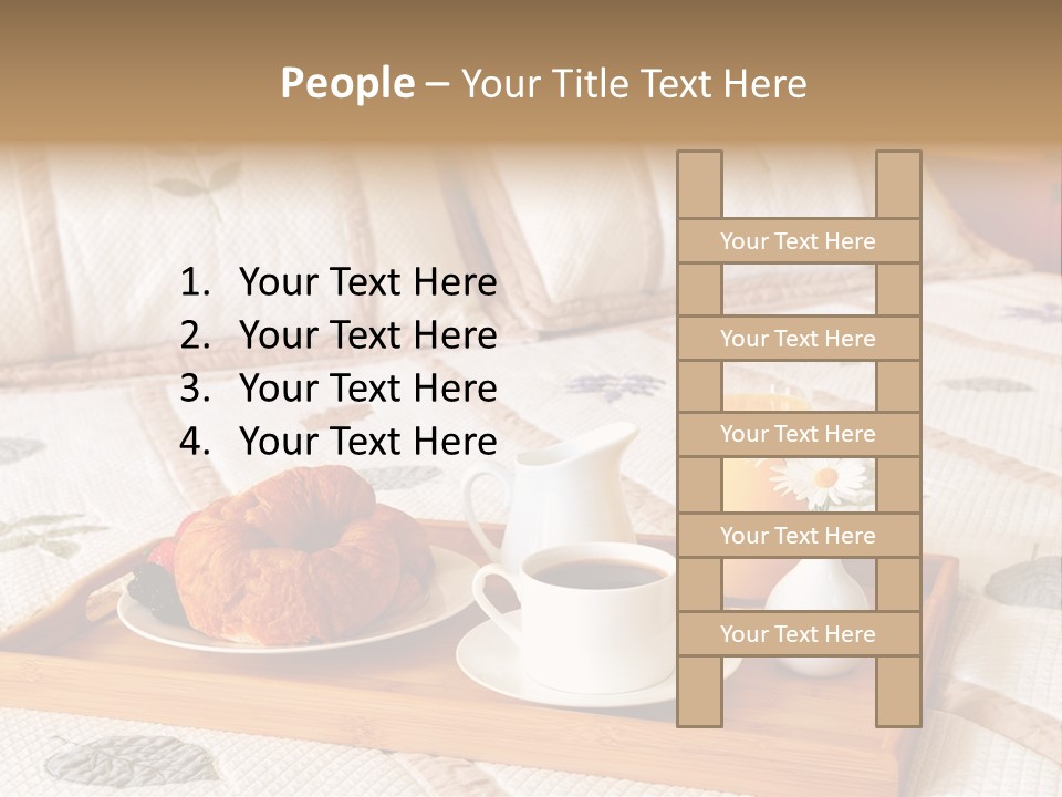 Hotel Furnishings Serve PowerPoint Template