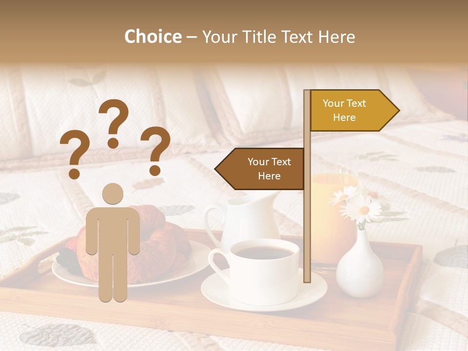 Hotel Furnishings Serve PowerPoint Template