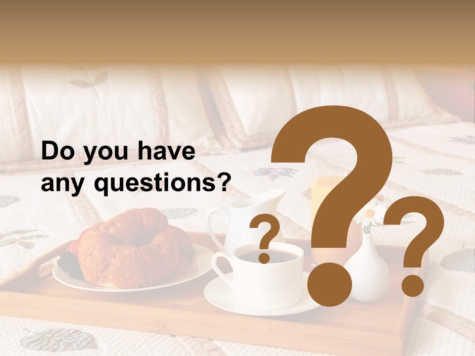 Hotel Furnishings Serve PowerPoint Template