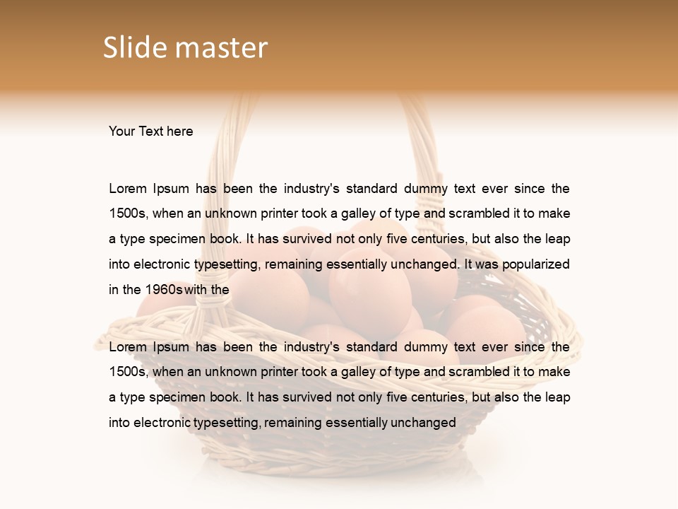 Growth Nature Cooking PowerPoint Template