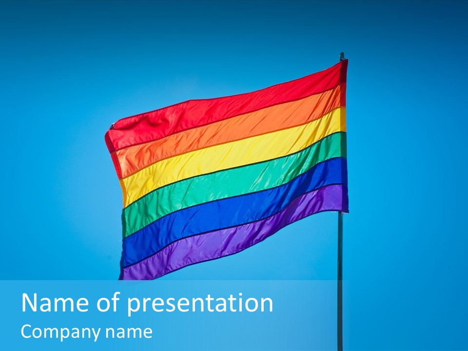 Gay Proud Lesbian PowerPoint Template