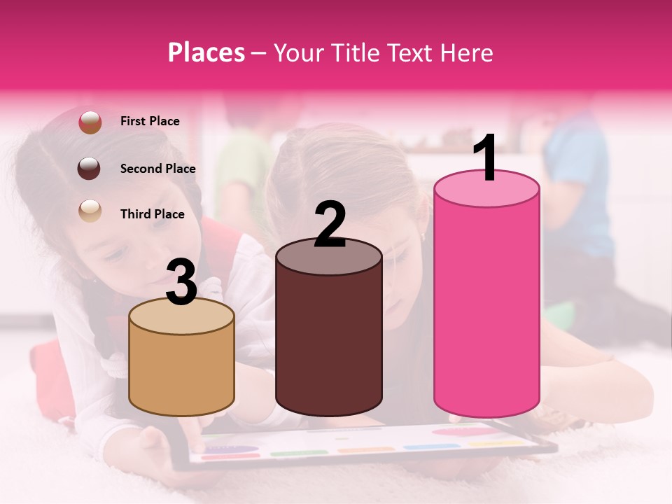 Person Touchpad Game PowerPoint Template