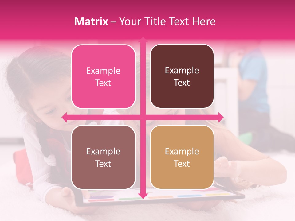 Person Touchpad Game PowerPoint Template