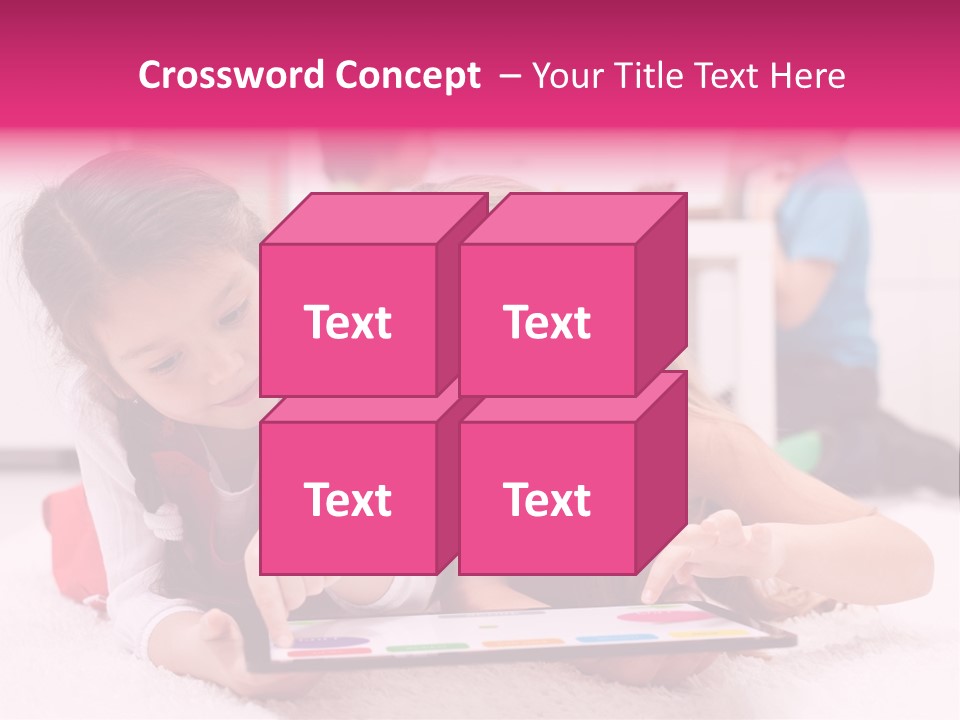 Person Touchpad Game PowerPoint Template