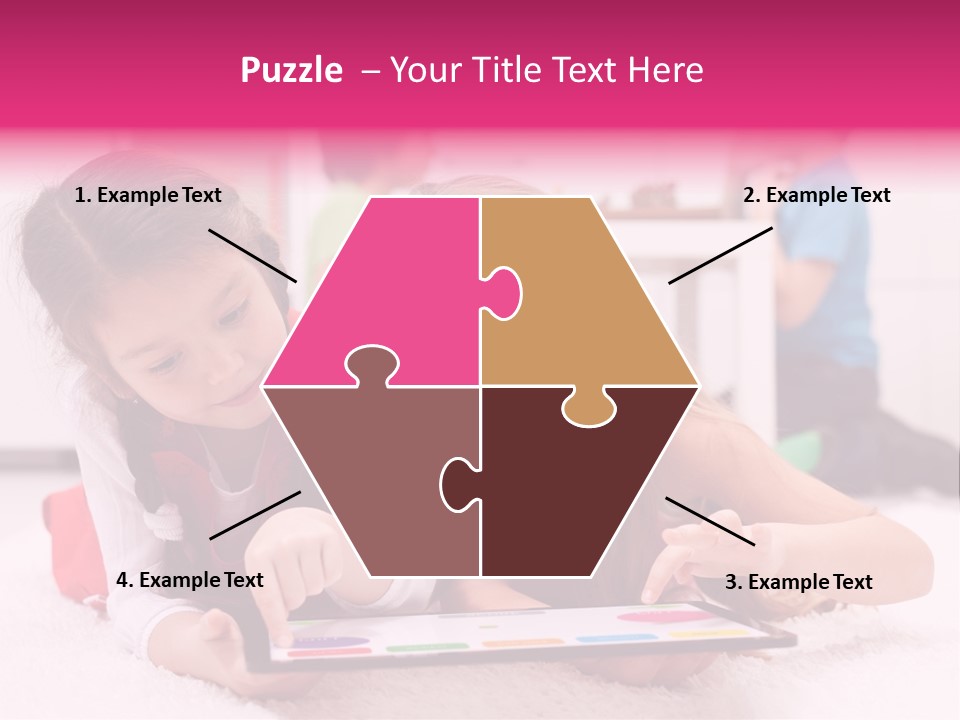 Person Touchpad Game PowerPoint Template