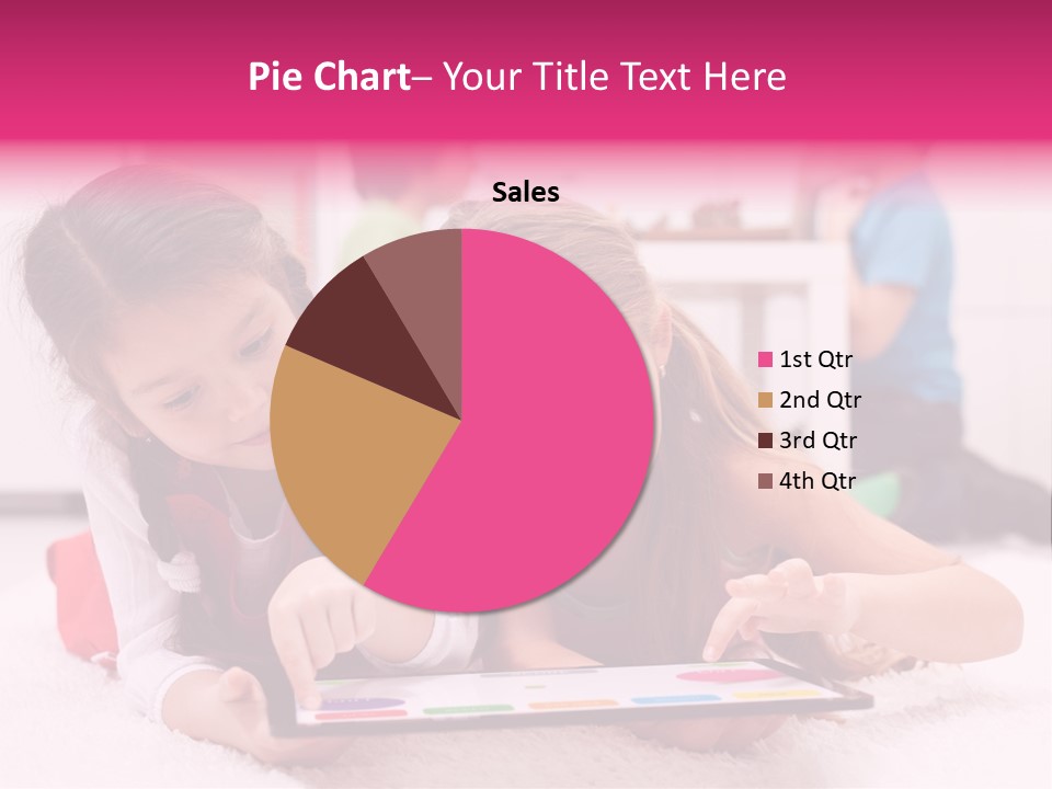 Person Touchpad Game PowerPoint Template