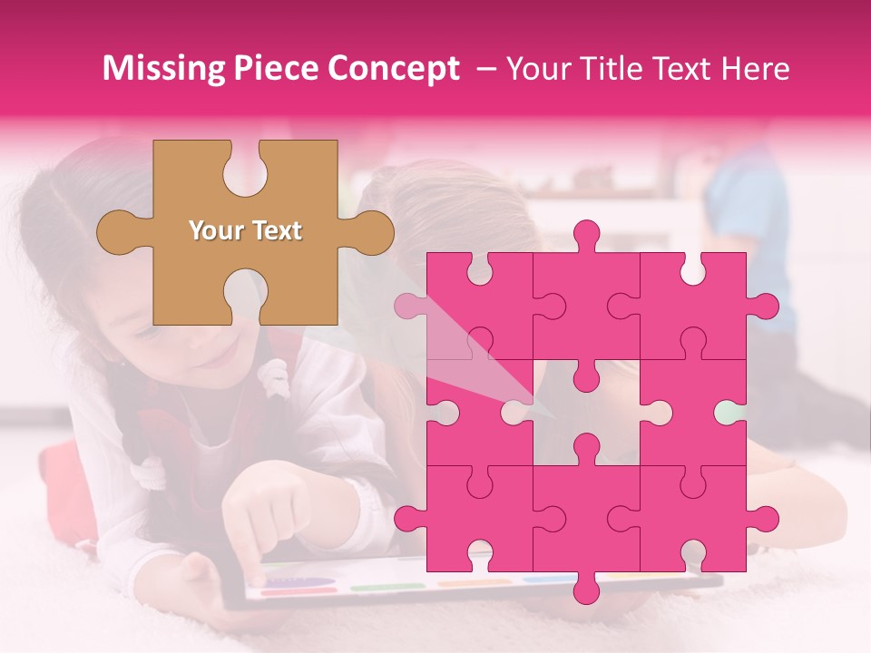 Person Touchpad Game PowerPoint Template