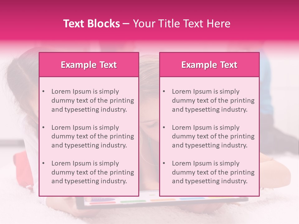 Person Touchpad Game PowerPoint Template