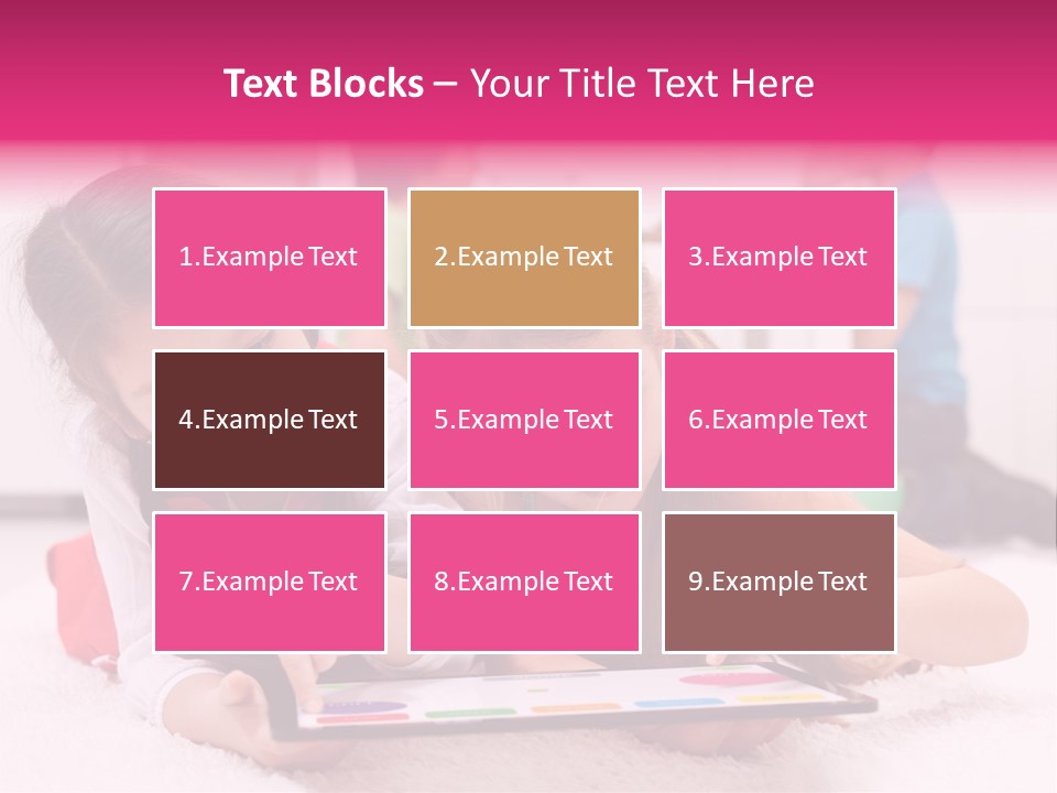 Person Touchpad Game PowerPoint Template