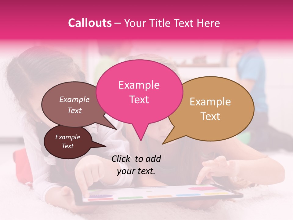 Person Touchpad Game PowerPoint Template