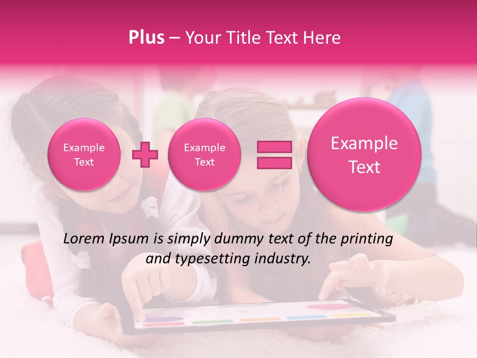 Person Touchpad Game PowerPoint Template