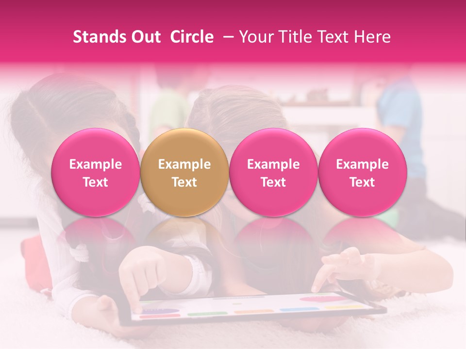 Person Touchpad Game PowerPoint Template