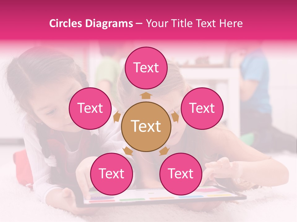 Person Touchpad Game PowerPoint Template