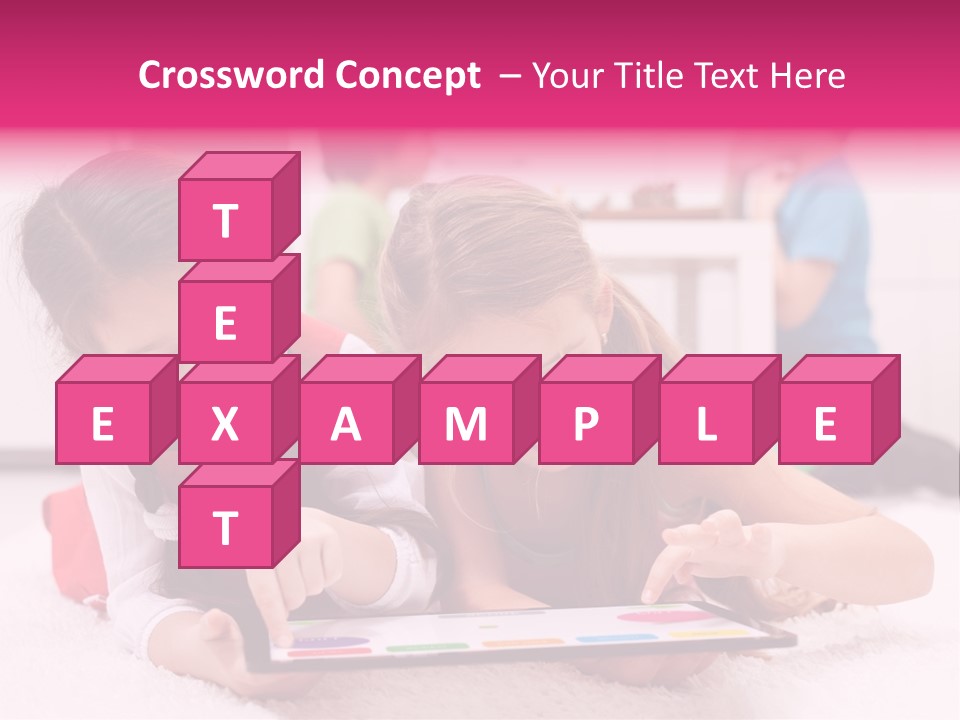 Person Touchpad Game PowerPoint Template