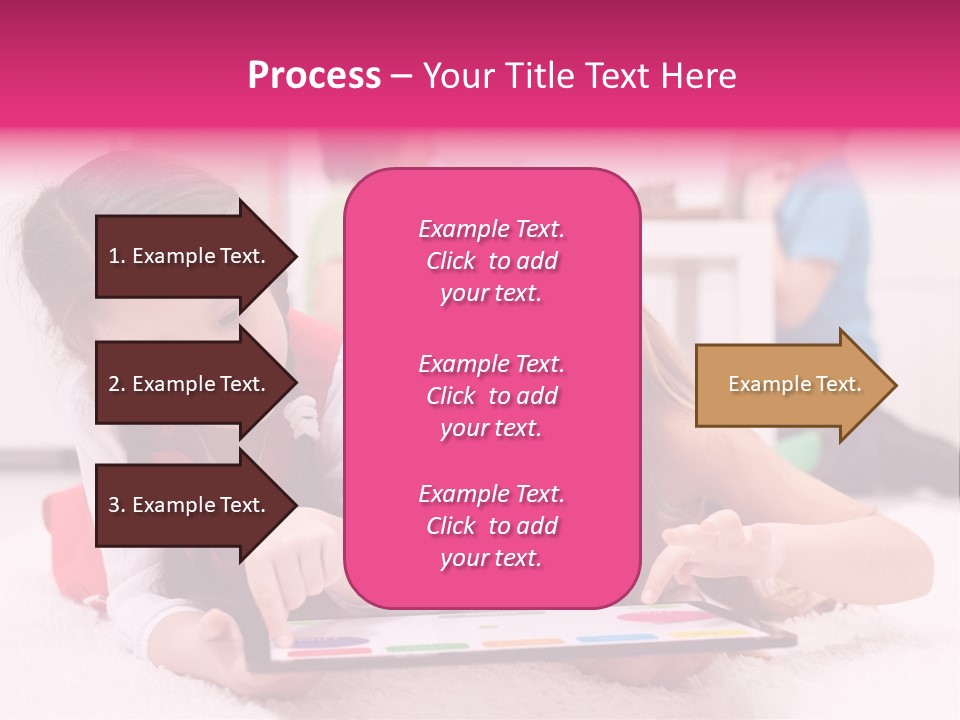 Person Touchpad Game PowerPoint Template