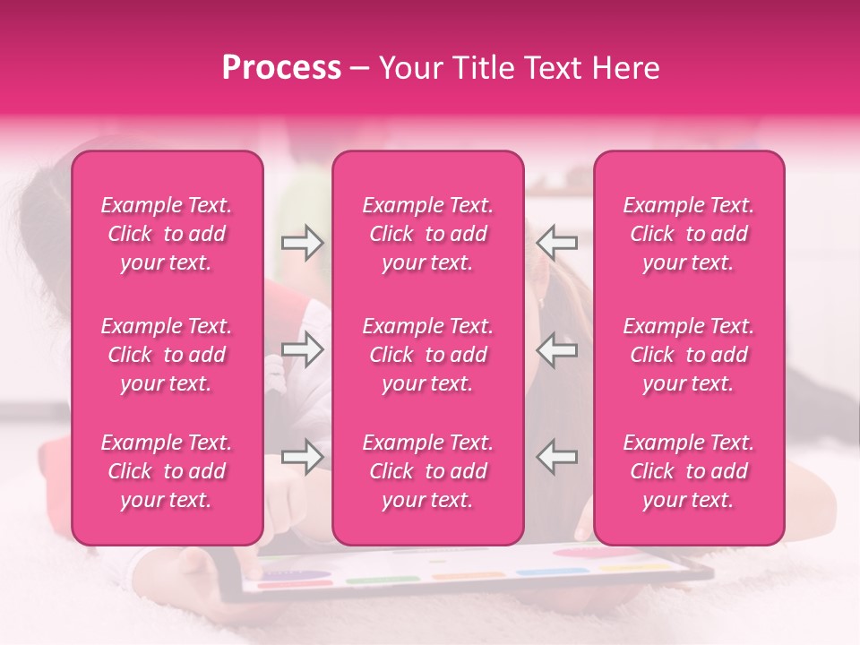 Person Touchpad Game PowerPoint Template