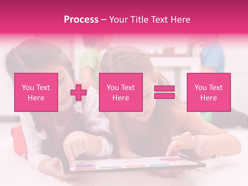 Person Touchpad Game PowerPoint Template