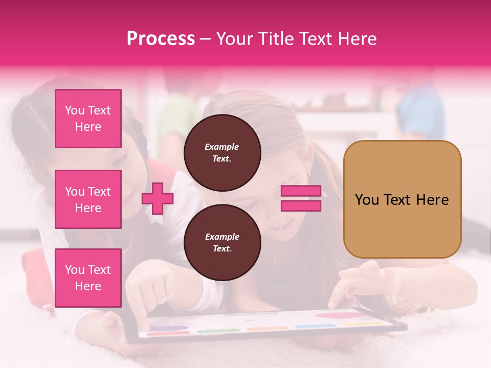 Person Touchpad Game PowerPoint Template