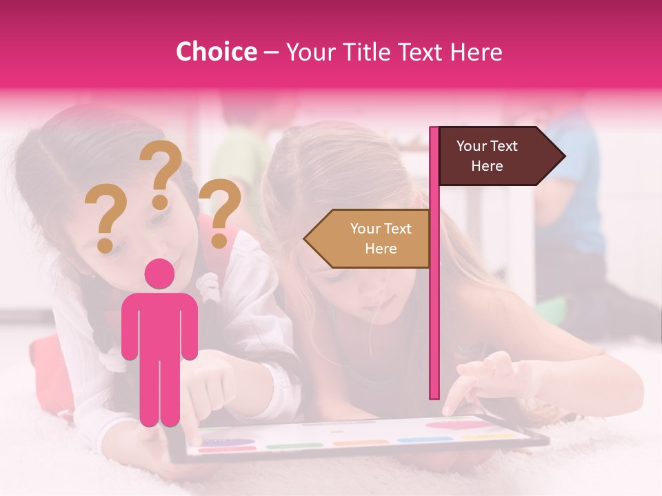 Person Touchpad Game PowerPoint Template