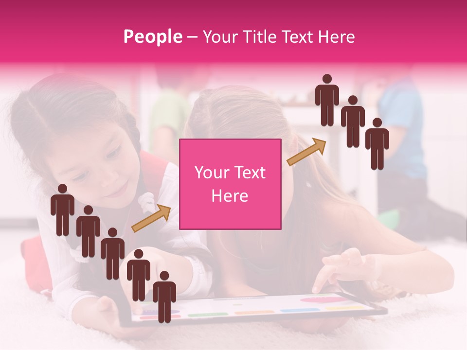 Person Touchpad Game PowerPoint Template