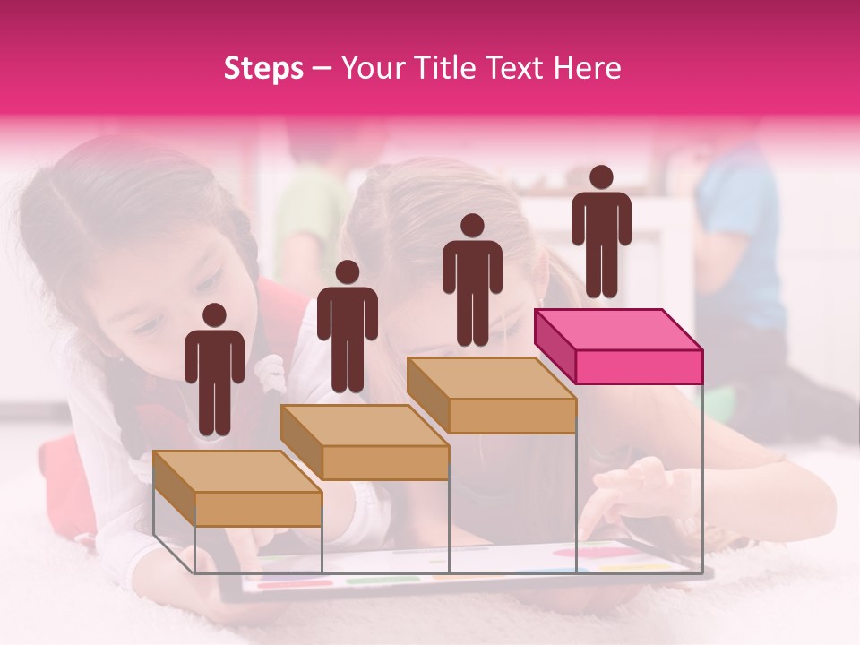 Person Touchpad Game PowerPoint Template