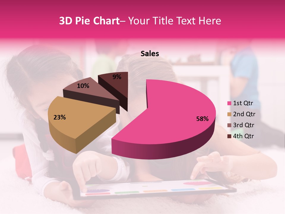 Person Touchpad Game PowerPoint Template