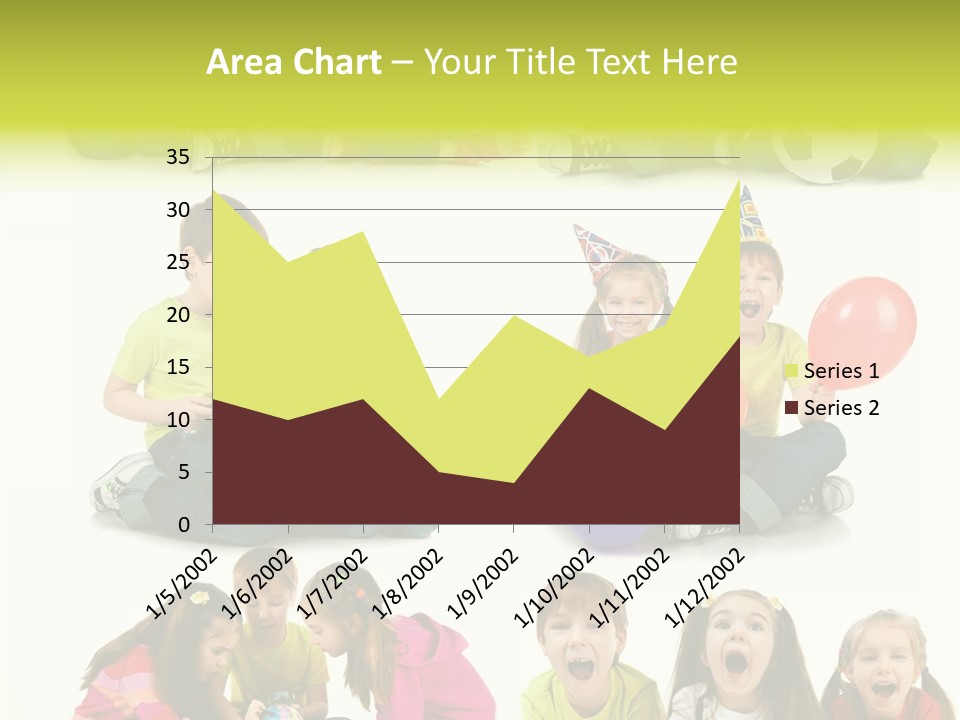 Schoolgirl White Small PowerPoint Template