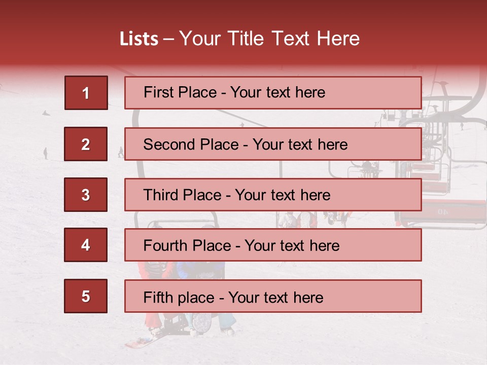 Resort People Beautiful PowerPoint Template