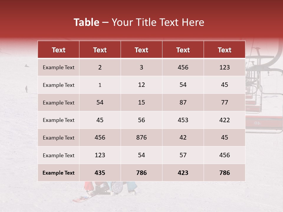 Resort People Beautiful PowerPoint Template