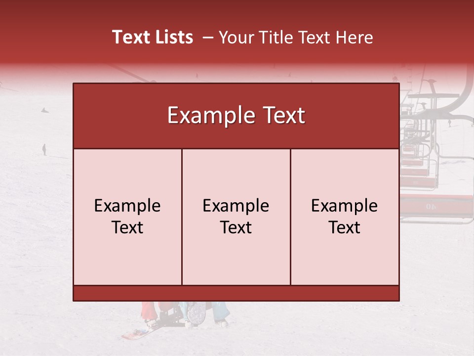Resort People Beautiful PowerPoint Template