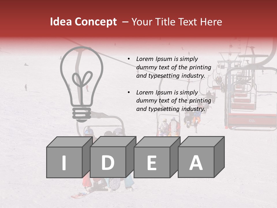 Resort People Beautiful PowerPoint Template