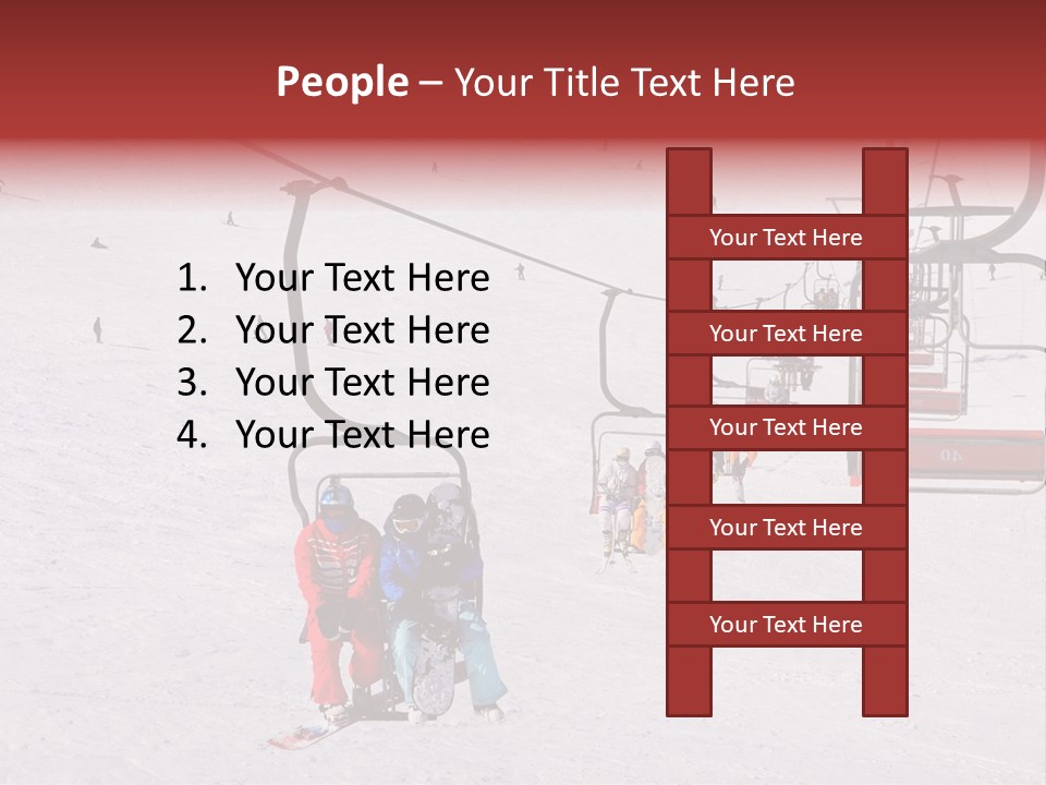 Resort People Beautiful PowerPoint Template