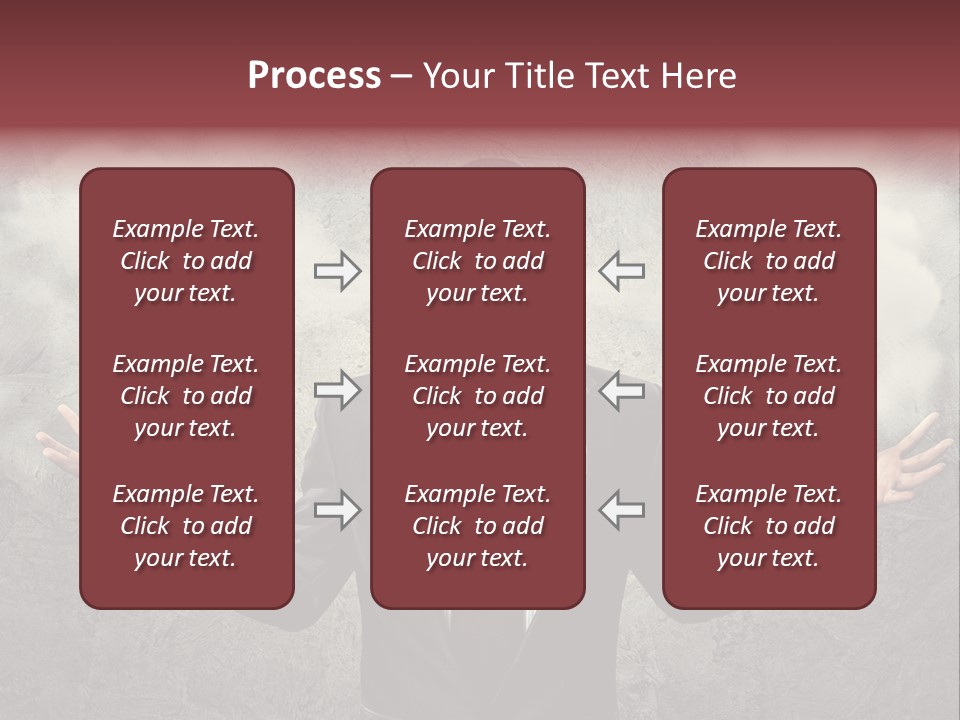 Bossy Stress Head PowerPoint Template