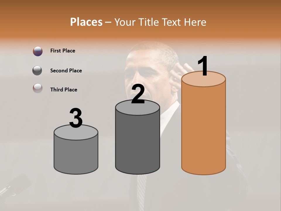 Speech President Obama Politics PowerPoint Template
