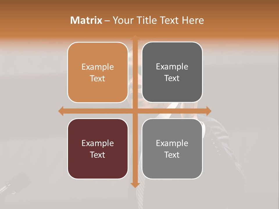 Speech President Obama Politics PowerPoint Template