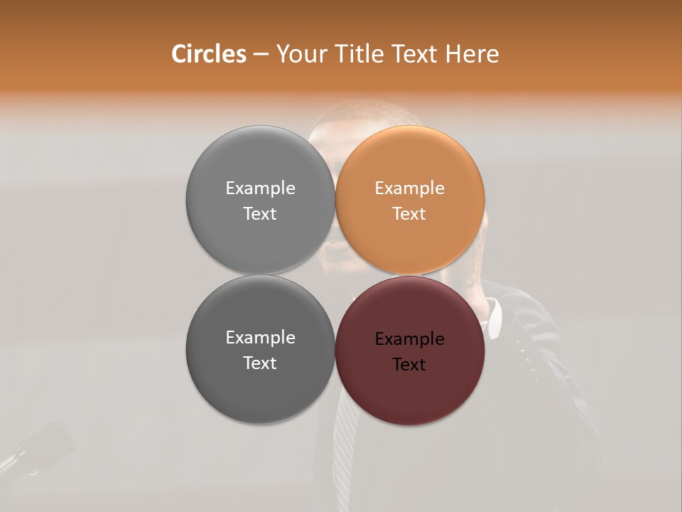 Speech President Obama Politics PowerPoint Template