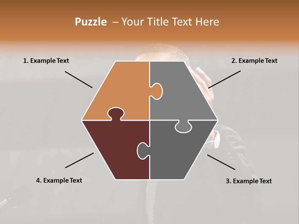 Speech President Obama Politics PowerPoint Template