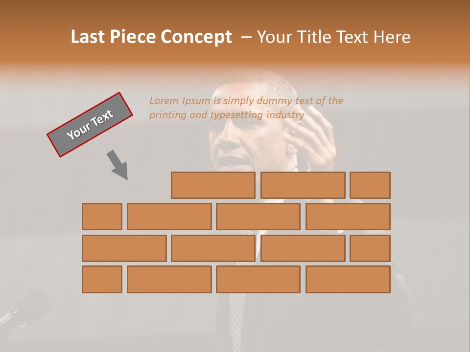 Speech President Obama Politics PowerPoint Template