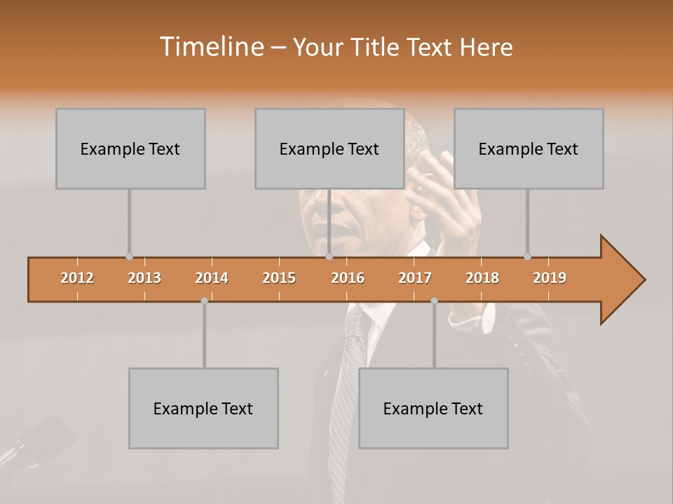 Speech President Obama Politics PowerPoint Template