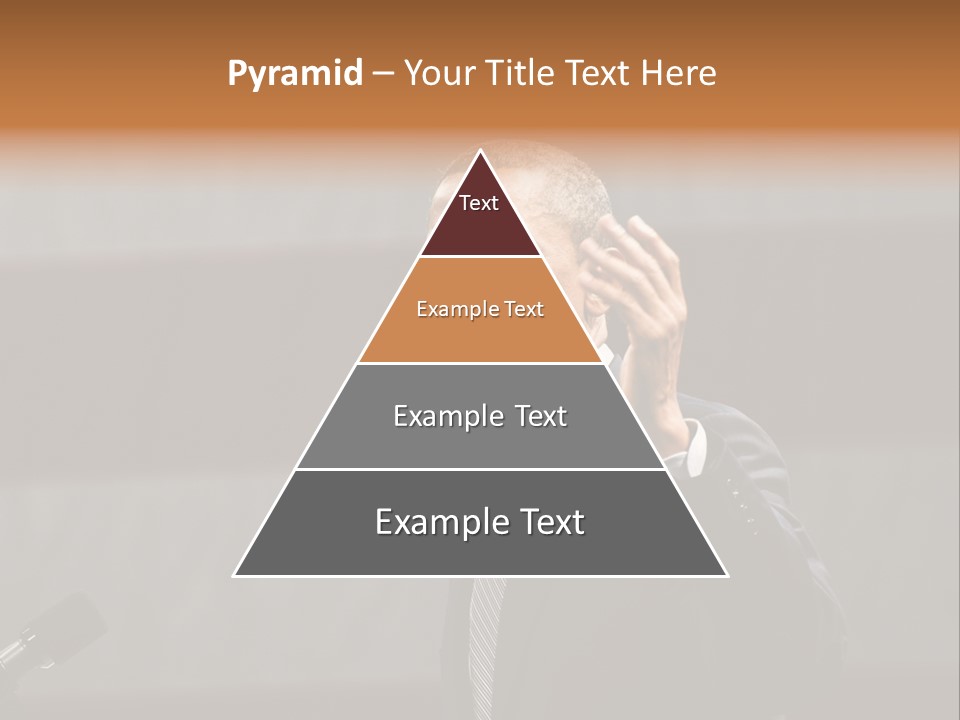 Speech President Obama Politics PowerPoint Template