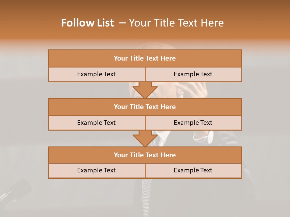 Speech President Obama Politics PowerPoint Template