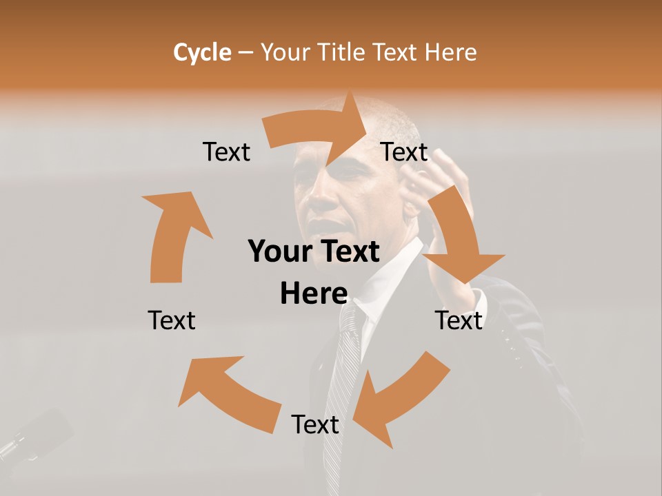 Speech President Obama Politics PowerPoint Template